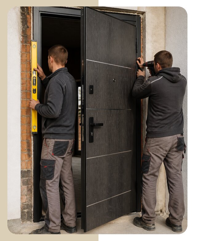 Профессиональная установка двери в коттедж в Долгопрудном