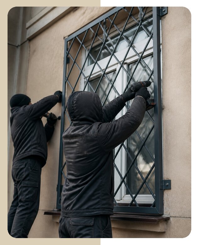 Установка антивандальных решеток на окна в Долгопрудном